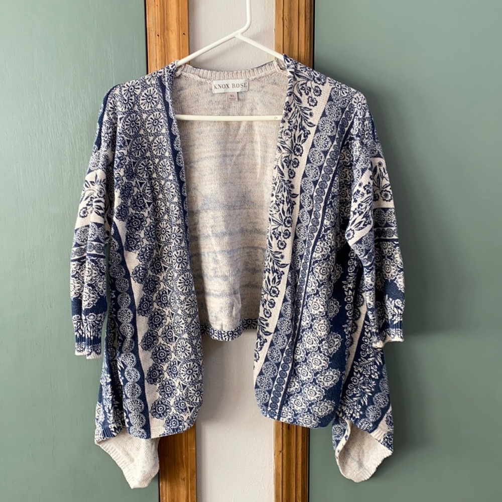 Cropped cardigan